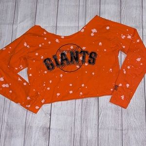 Victoria’s Secret Pink San Francisco Giants Crooped Long Sleeve